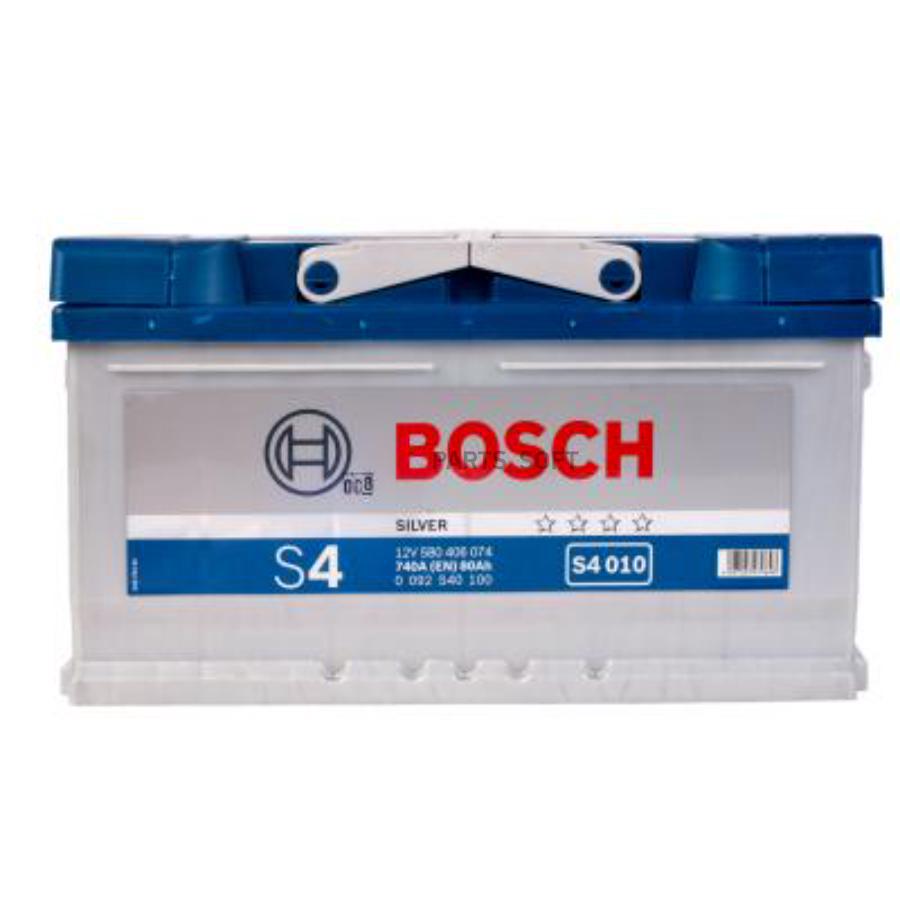 Аккумуляторная батарея BOSCH 80 А/ч 175x315x175 12v Обратная полярнос BOSCH 0092S40100