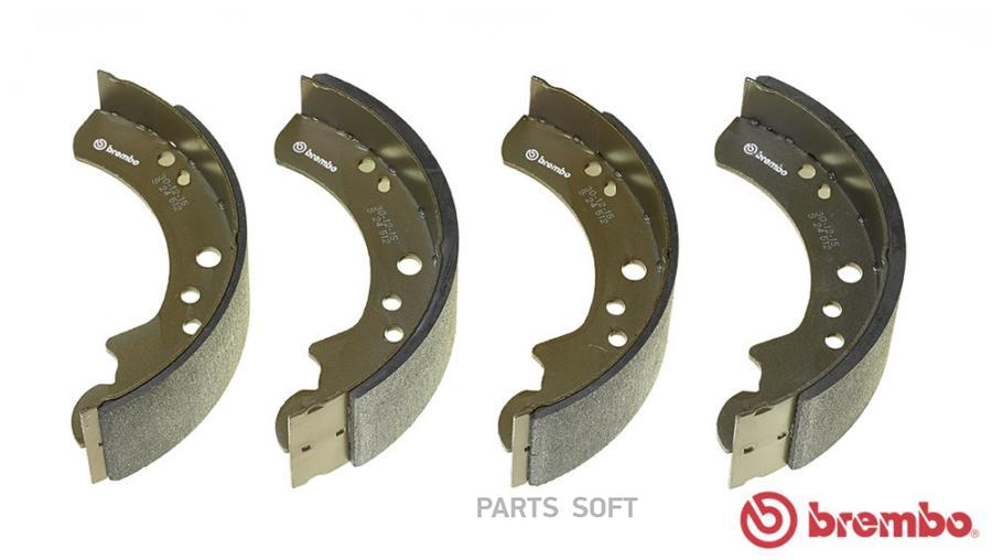 КОЛОДКИ ТОРМОЗНЫЕ БАРАБАННЫЕ   25  2006 BREMBO S24512