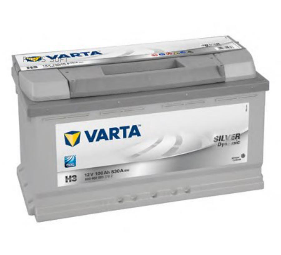 Аккумулятор Varta Silver Dynamic 100Ач Обратная По Varta арт 6004020 VARTA 6004020833162