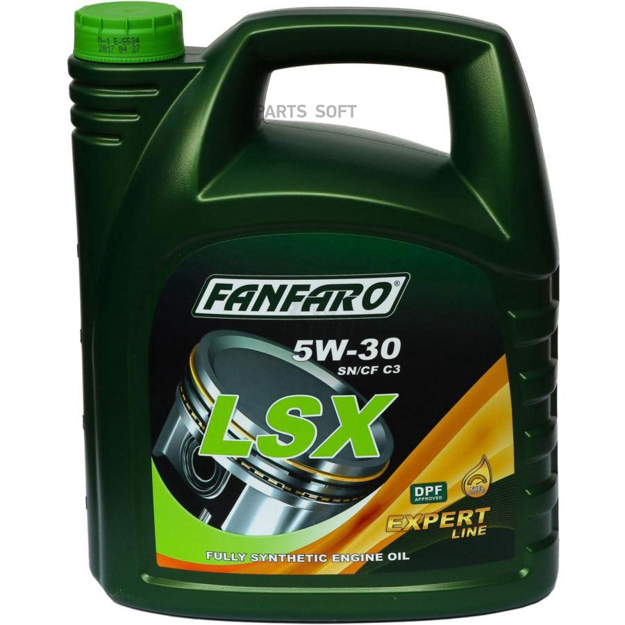 FANFARO LSX SAE 5W30 API SN/SM/CF 4Л МАСЛО МОТОРНО FANFARO FF67014