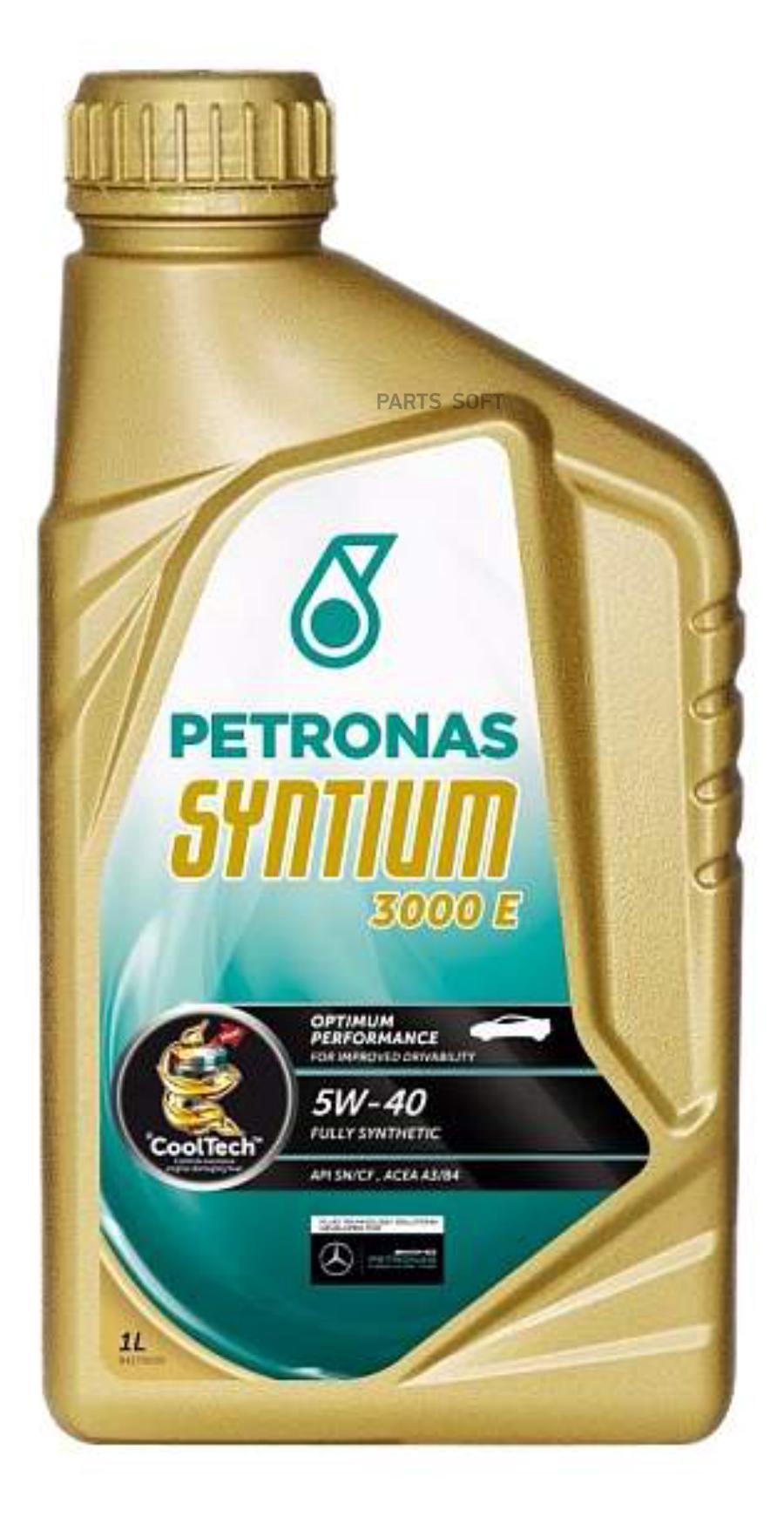 18051619 SYNTIUM 3000 E 5W40 СИНТЕТИКА 1Л/20 КАНИС PETRONAS 18051619