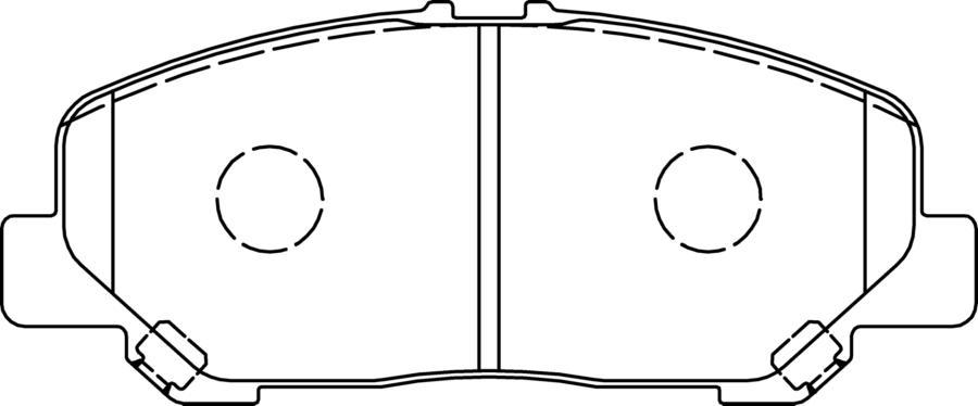 FBL AFP563 PF1527 AN735 КОЛОДКИ ТОРМОЗНЫЕ(Д)/10 FBL AFP563