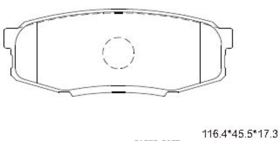 КОЛОДКИ ТОРМОЗНЫЕ ASIMCO KD2388