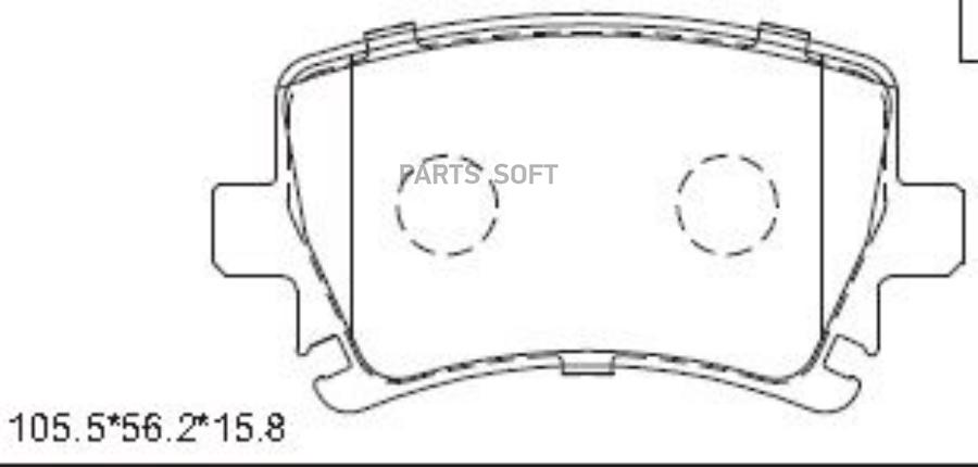 КОЛОДКИ ТОРМОЗНЫЕ ASIMCO KD7792