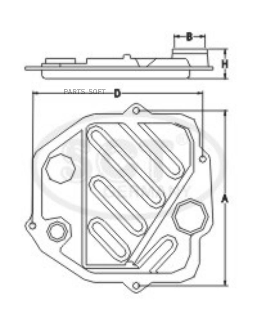 Фильтр АКПП SCT GERMANY SG1063