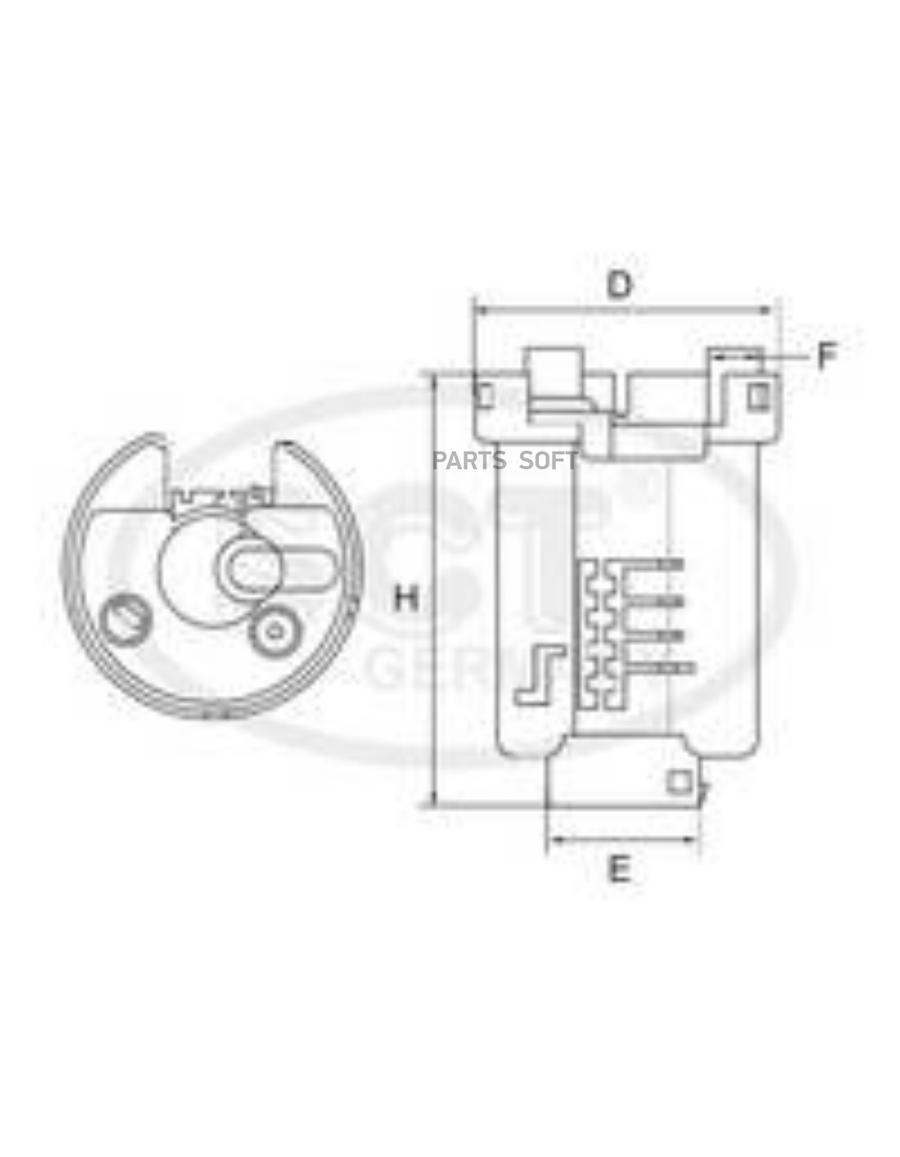ФИЛЬТР ТОПЛИВНЫЙ SCT GERMANY ST495