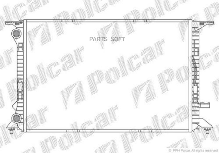 РАДИАТОРЫ ОХЛАЖДЕНИЯ POLCAR 1337084X