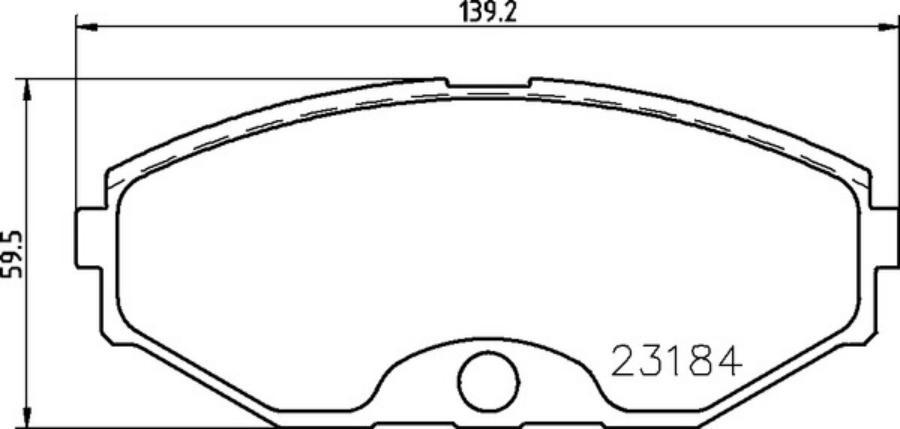 Spare part NISSHINBO NP2084