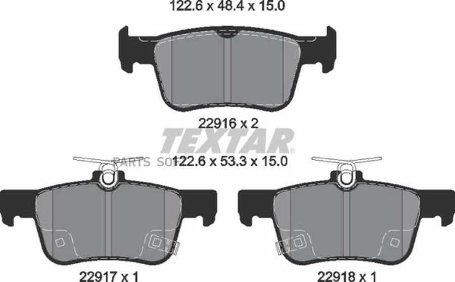 Автозапчасть TEXTAR 2291601