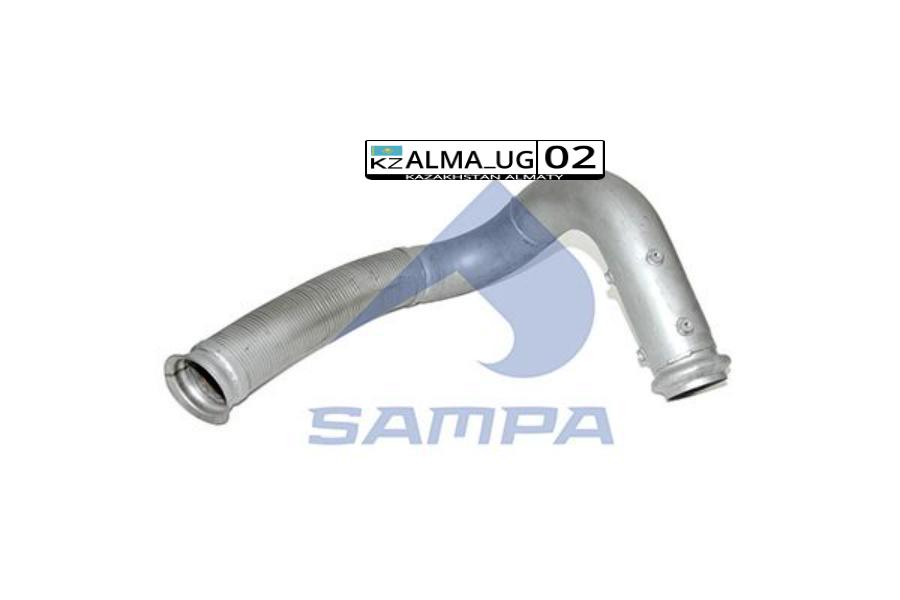 079164 SAMPA Труба глушителя приемн. с гофрой RVI Premium Euro III 079.164