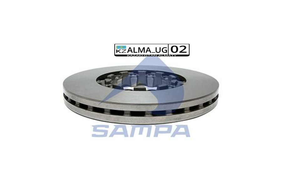 075158 SAMPA Диск тормозной SAF (430x160x45 n10x13.5) (1шт.) SAMPA