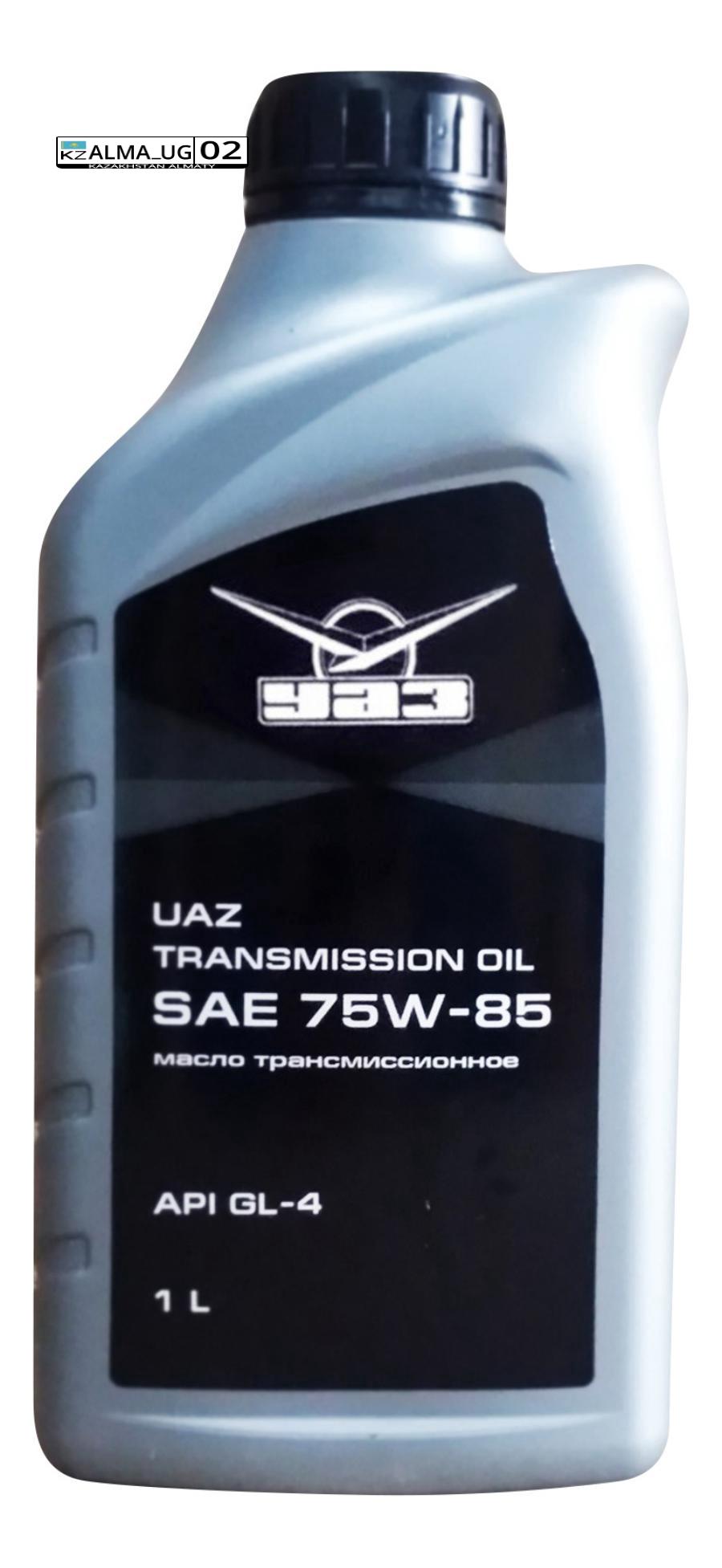 000000473402100 UAZ Масло трансмиссионное полусинтетическое Transmission Oil 75W-85, 1л