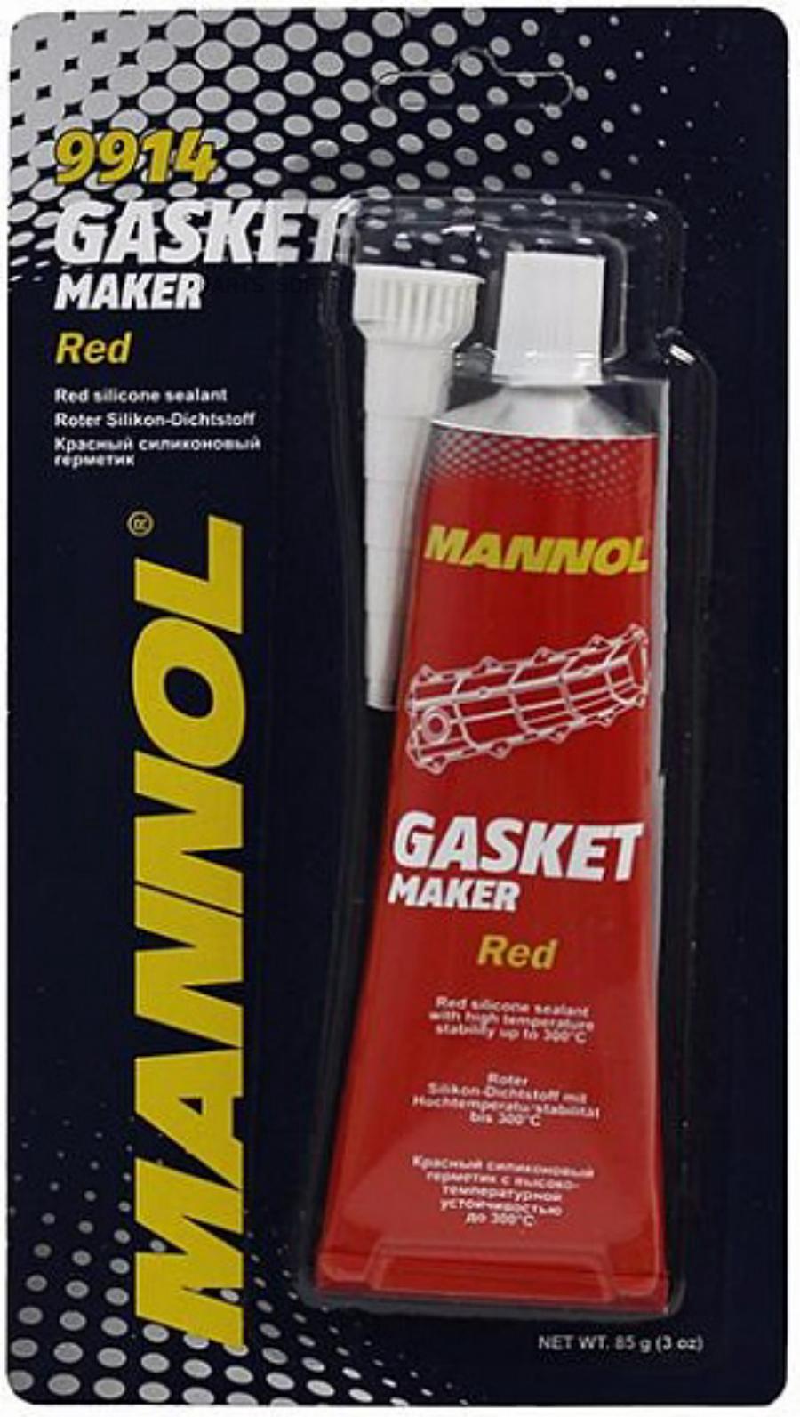 2409 MANNOL Герметик высокотемпературный MANNOL Silicone-Gasket Red
