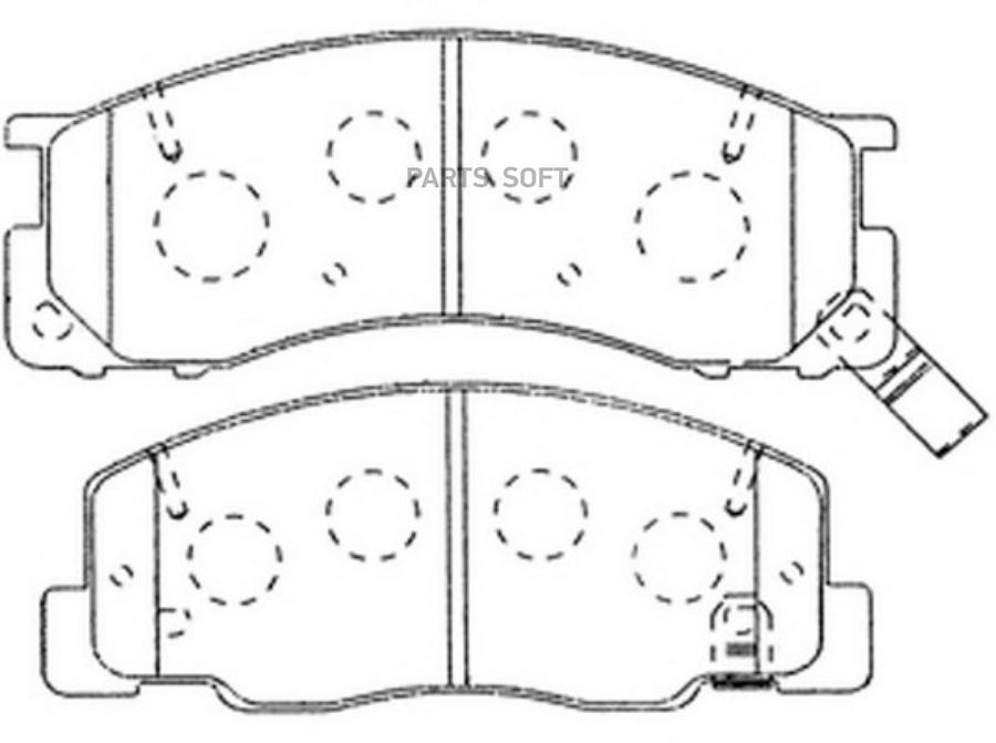 FP1063 FIT Передние тормозные колодки FP1063