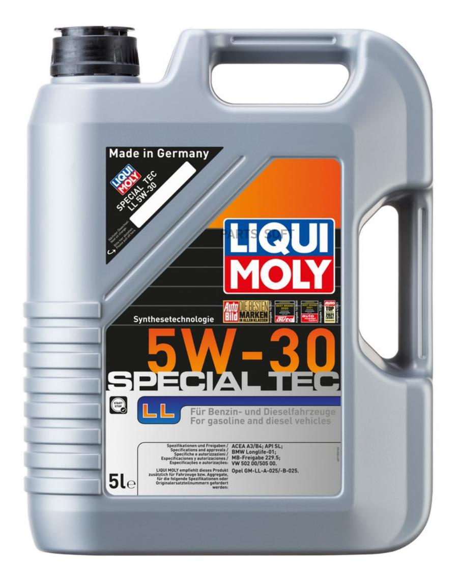 8055 LIQUI MOLY 8055 LiquiMoly НС-синт. мот.масло Special Tec LL 5W-30 CF/SL A3/B4 (5л)