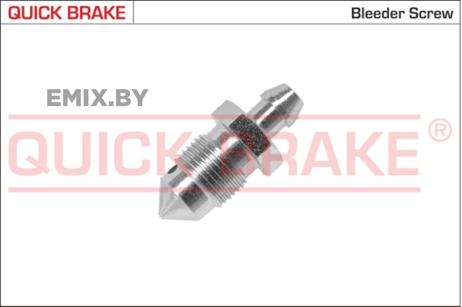 0040 QUICK BRAKE Болт воздушного клапана / вентиль, тормозной суппорт