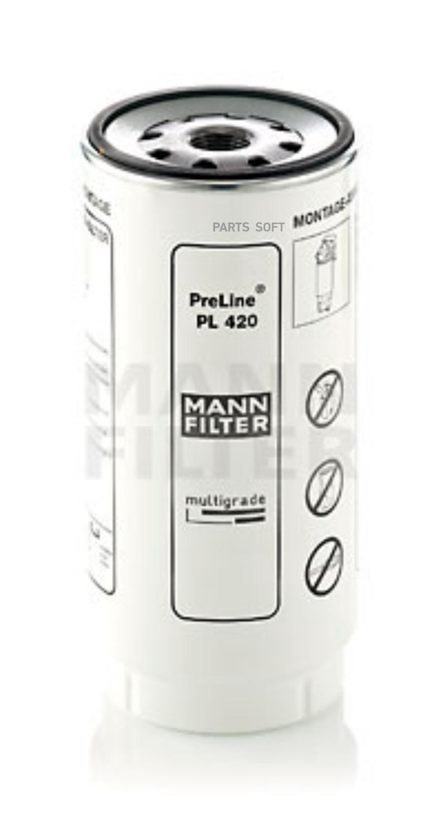 PL420X MANN-FILTER Топливный фильтр