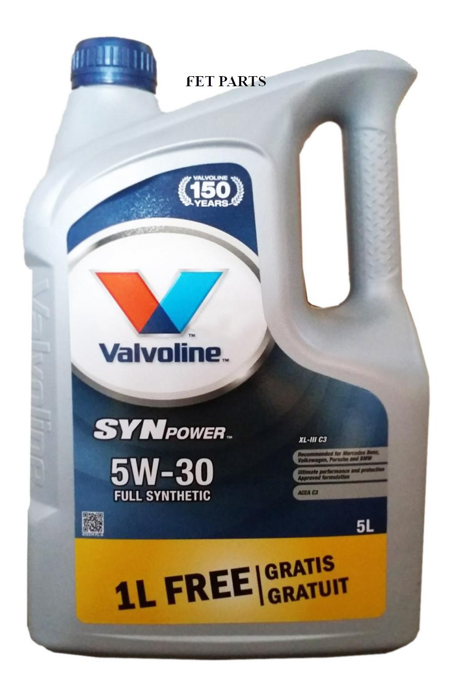 Valvoline synpower xl iii c3 5w 30