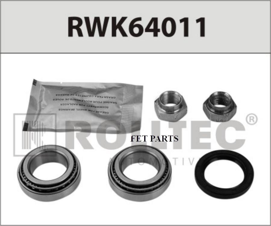 Подшипник ступичный форд фиеста. Подшипник ступицы rwk61011 ROLLTEC. ROLLTEC подшипники.