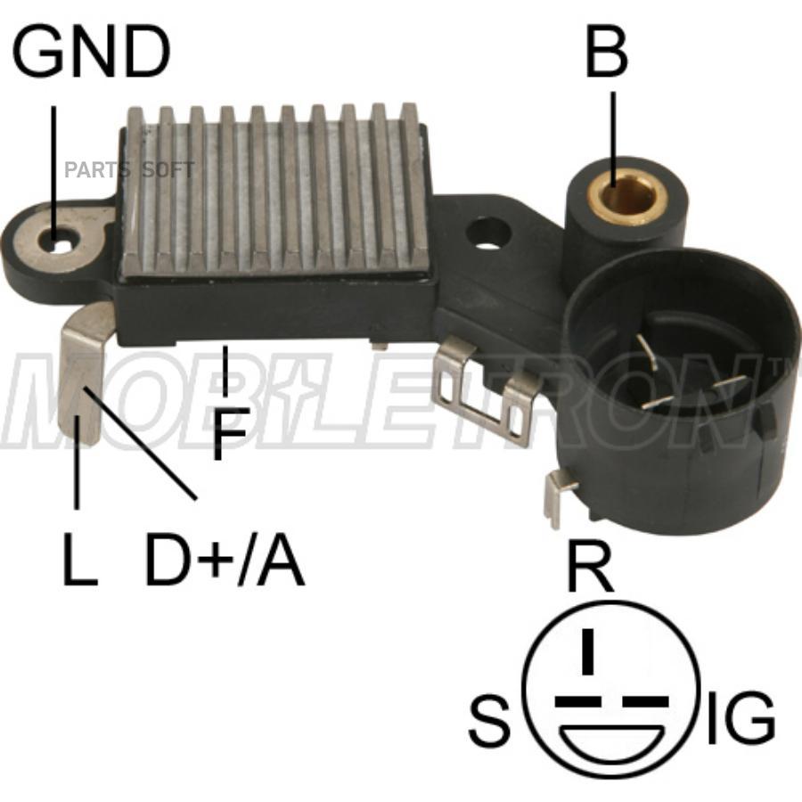 VRH20008 Регулятор генератора MOBILETRON купить в Липецке | Интернет  магазин 