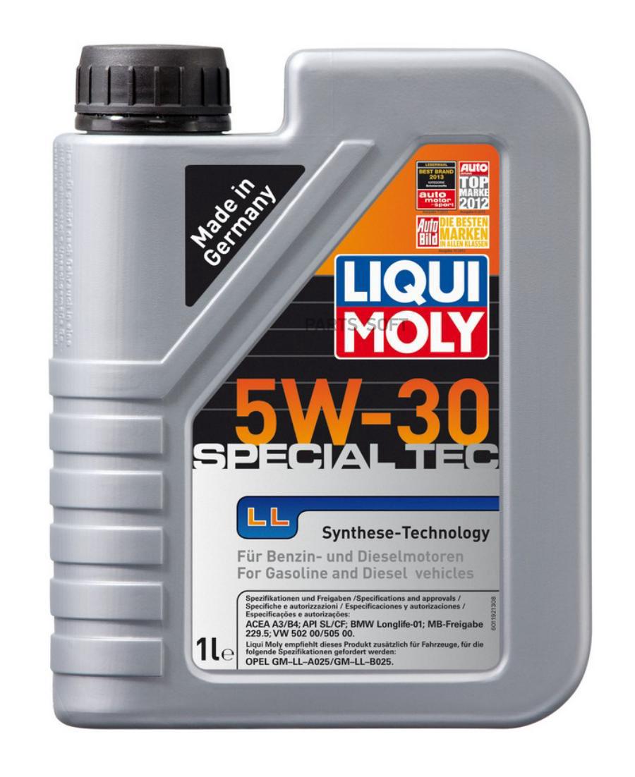 8054 LIQUI MOLY 8054 LiquiMoly НС-синт. мот.масло Special Tec LL 5W-30 CF/SL A3/B4 (1л)