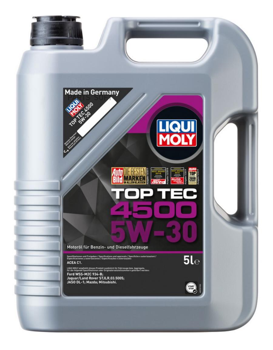 2378 НС-синтетическое моторное масло Top Tec 4500 5W-30 LIQUI MOLY купить в  Липецке | Интернет магазин 