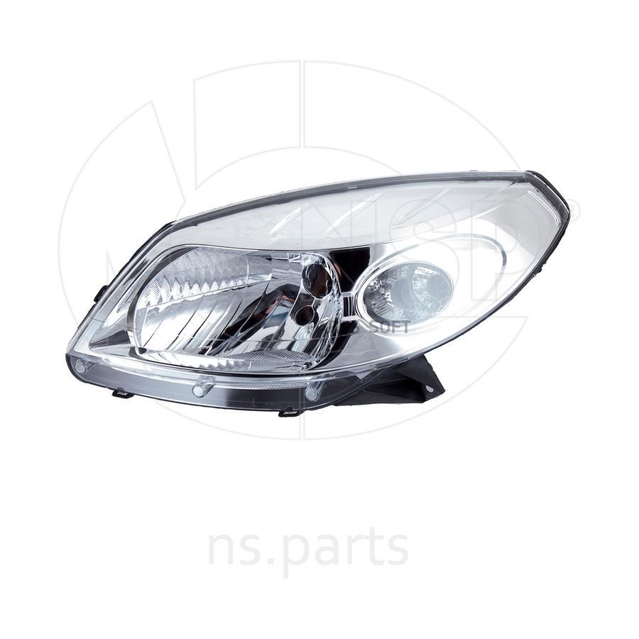 NSP078200733878 Фара левая RENAULT Sandero (хром) NSP купить в Липецке |  Интернет магазин 