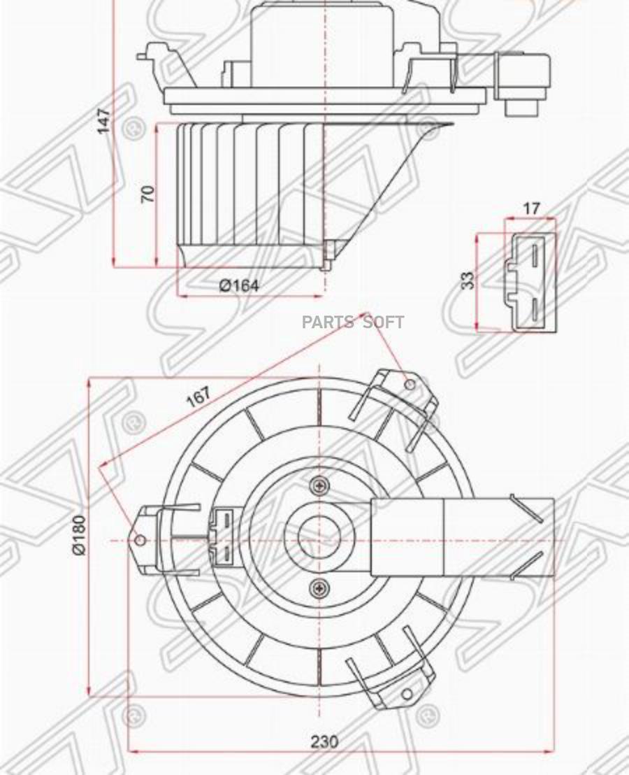 Мотор отопителя салона TOYOTA LAND CRUISER PRADO 120 02-09/ HILUX  SURF/4RUNNER ##N21# 02-09 LHD SAT ST8710335060 – купить в Липецке в  интернет-магазине автозапчастей «Авторитет 48»