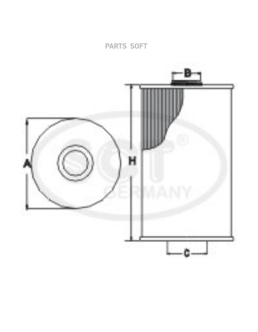 SH401 Масляный фильтр SCT GERMANY купить в Липецке | Интернет магазин  