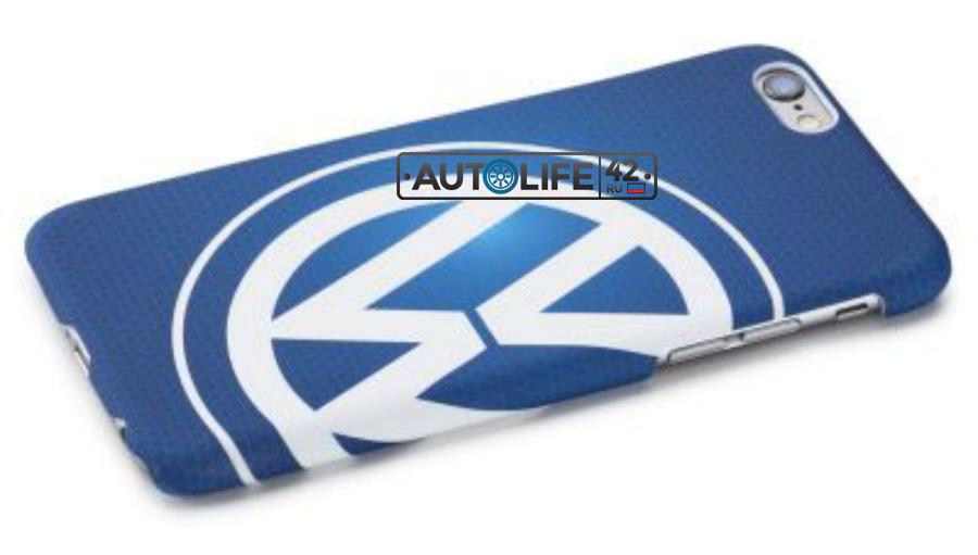 000051708E274 VAG Чехол Volkswagen Logo iPhone 6/6S Cover Blue