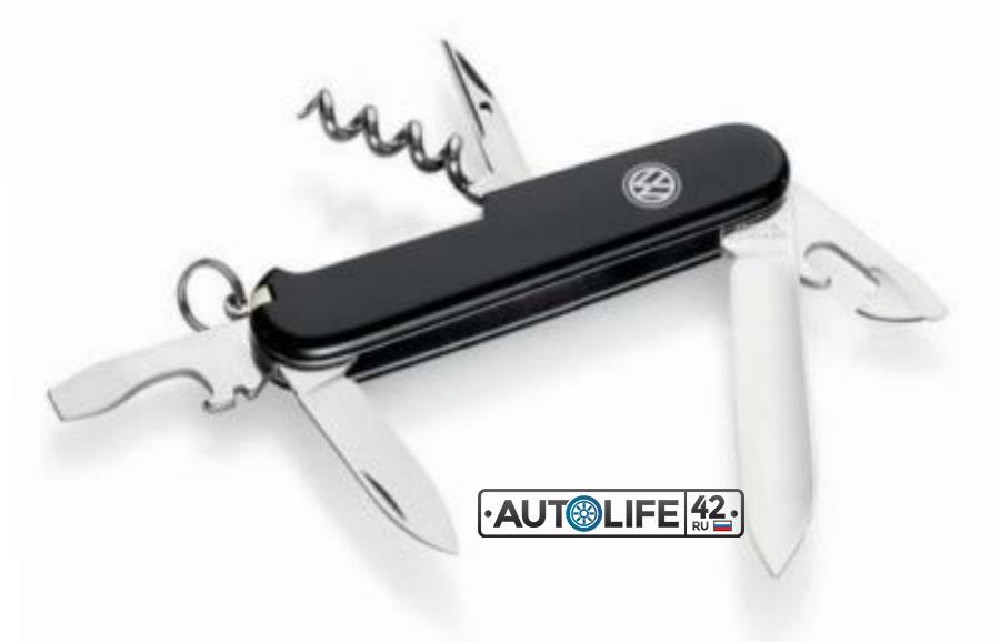 000069692A VAG Нож складной в чехле Volkswagen Knife Multitool