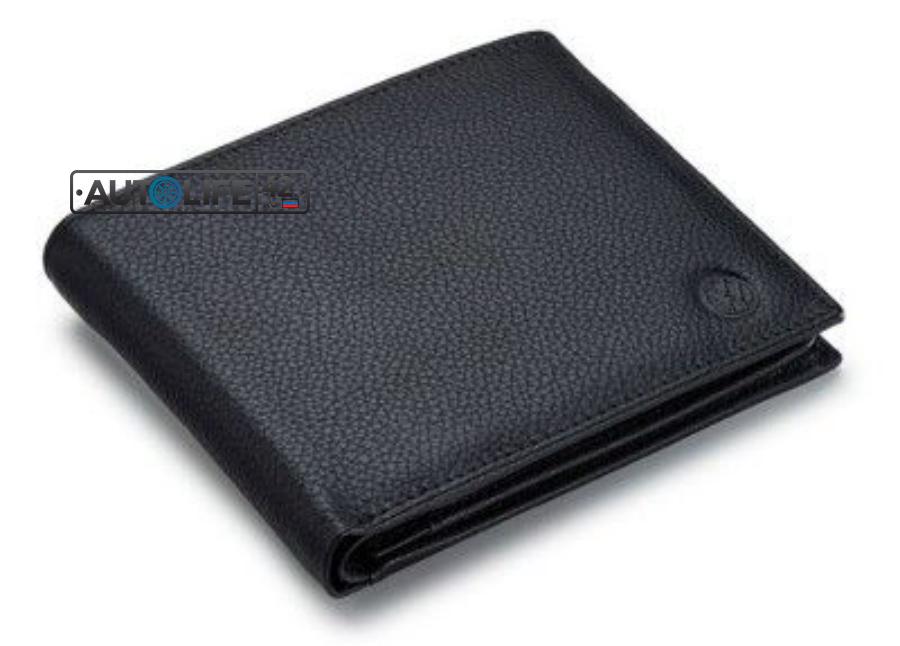 Кожаный кошелек унисекс Volkswagen Unisex Leather Wallet Black