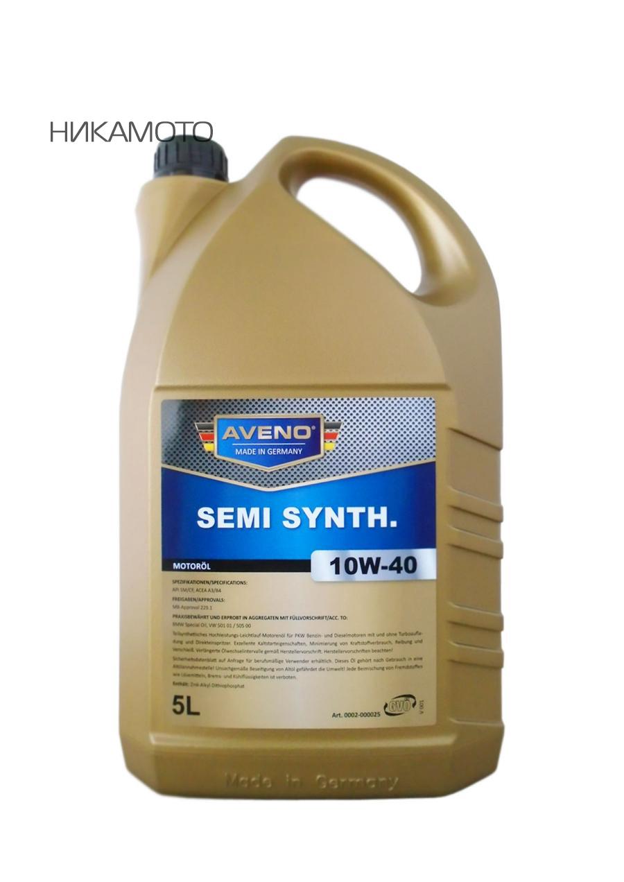 Масло моторное полусинтетическое Semi Synth 10W-40, 5л