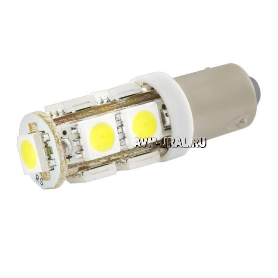 Купить Автолампа диод T8.5(T4) 12V 9 SMD диодов с цоколем BA9S 1-контактная  Белая SKYWAY Габариты, номер, багажник min2, SKYWAY, S08201235 в  Екатеринбурге | Параметры, цена, характеристика, фото | Интернет магазин -  avm-ural.ru