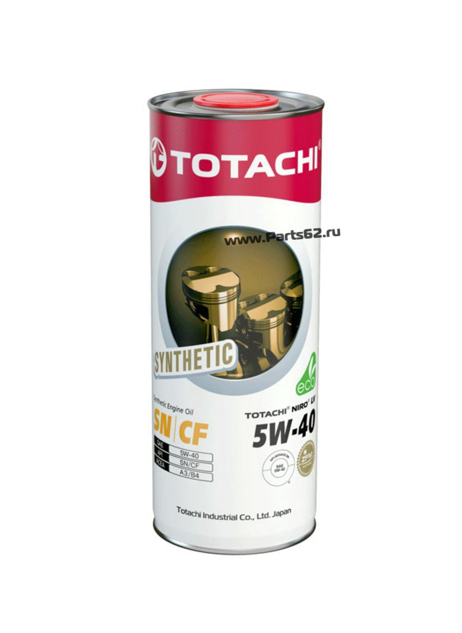 Масло TOTACHI NIRO LV Synthetic 5W-40 SN/CF 1л