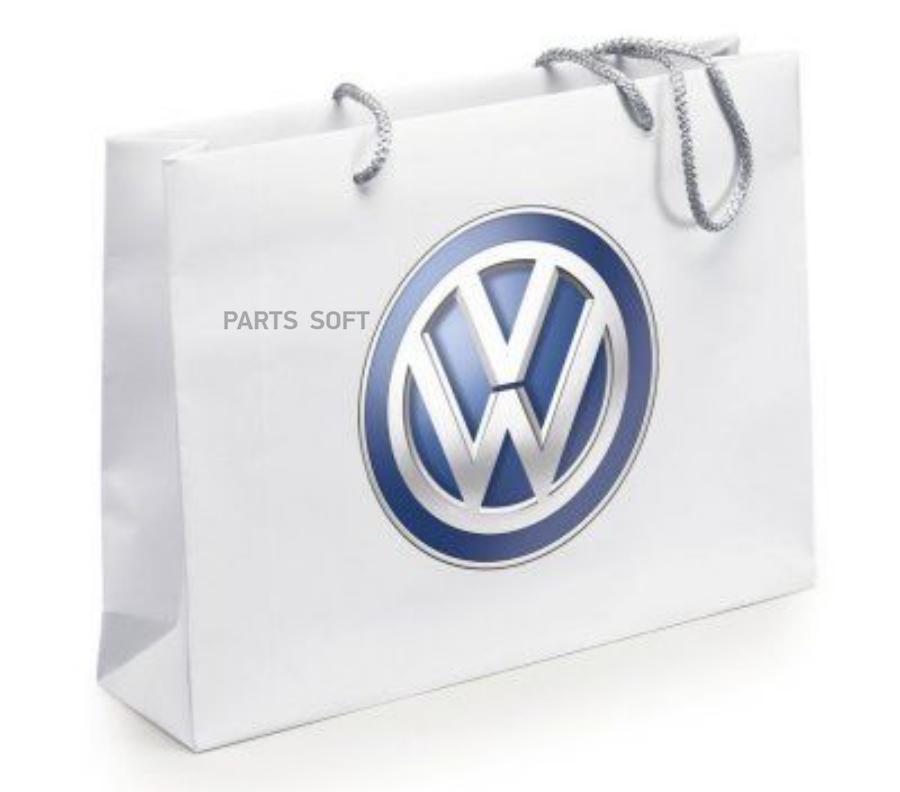 000087317C VAG Бумажный подарочный пакет с ручками Volkswagen Logo Paper Bag White