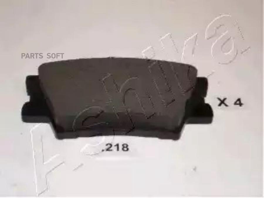 5102218 ASHIKA Комплект тормозных колодок, дисковый тормоз