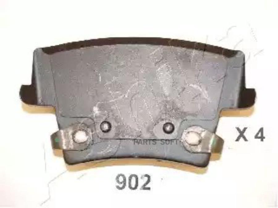 5109902 ASHIKA Комплект тормозных колодок, дисковый тормоз