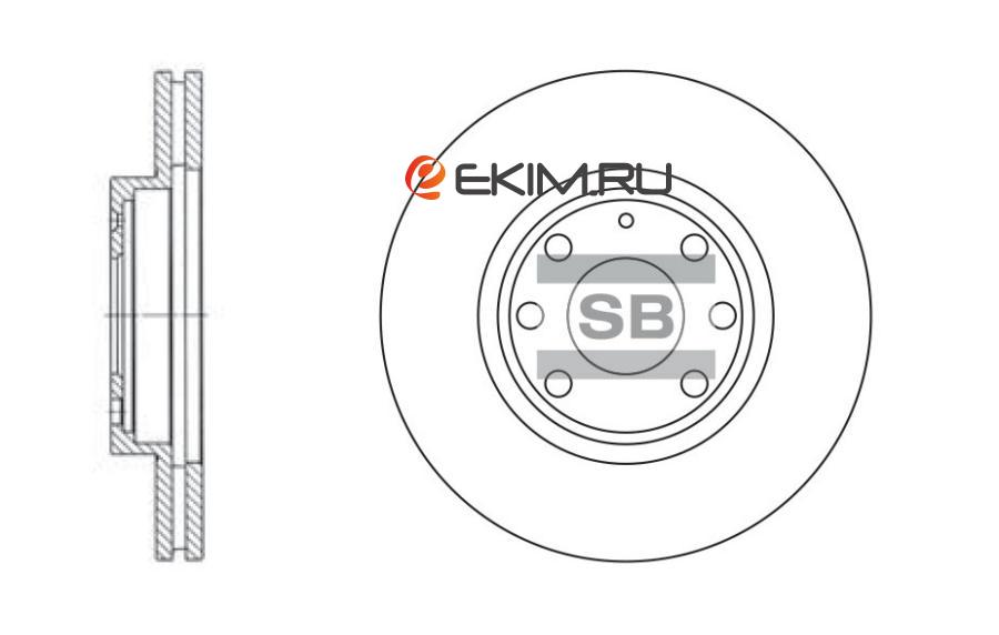 SD3012 SANGSIN Тормозной диск