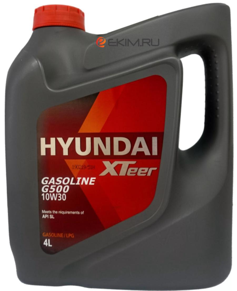 1041157 HYUNDAI-XTEER Масло моторное синтетическое Gasoline G500 10W-30