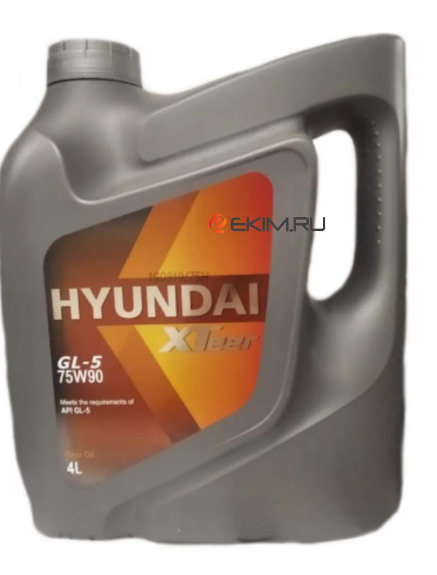 1041439 HYUNDAI-XTEER Масло трансмиссионное синтетическое Gear Oil-5 75W-90, 4л