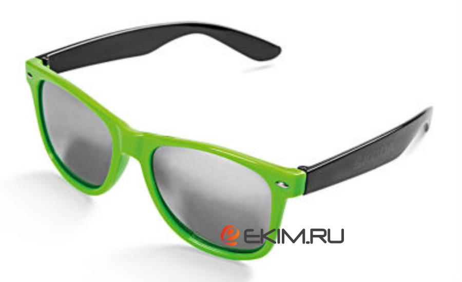 Солнцезащитные очки зелено-черные