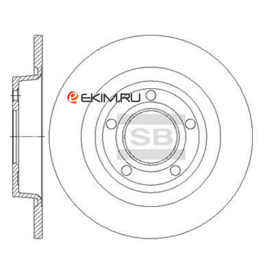 SD4427 SANGSIN Тормозной диск