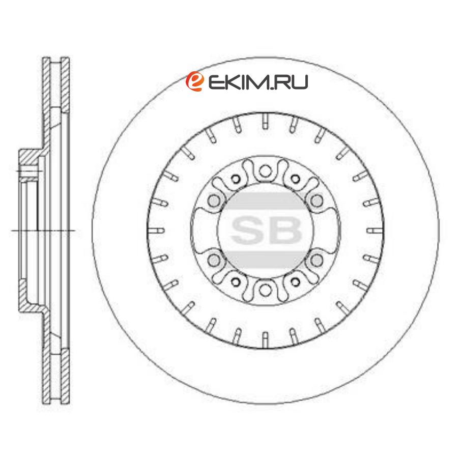 SD4322 SANGSIN Тормозной диск