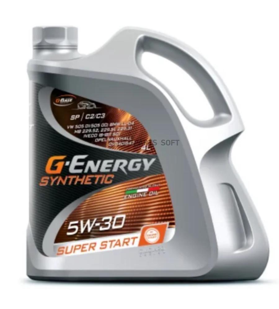253142400 G-ENERGY Масло G-Energy SynthSuperStart 5W-30 4л