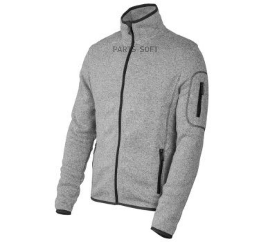 000084100L8XP VAG Мужской свитер на молнии Skoda Mens Sports Sweater Grey