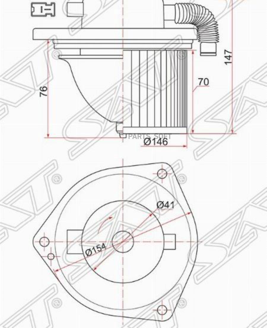 ST7415076K10 Мотор отопителя салона SUZUKI GRAND VITARA 05- LHD SAT купить  в Санкт-Петербурге в интернет-магазине Автолиния