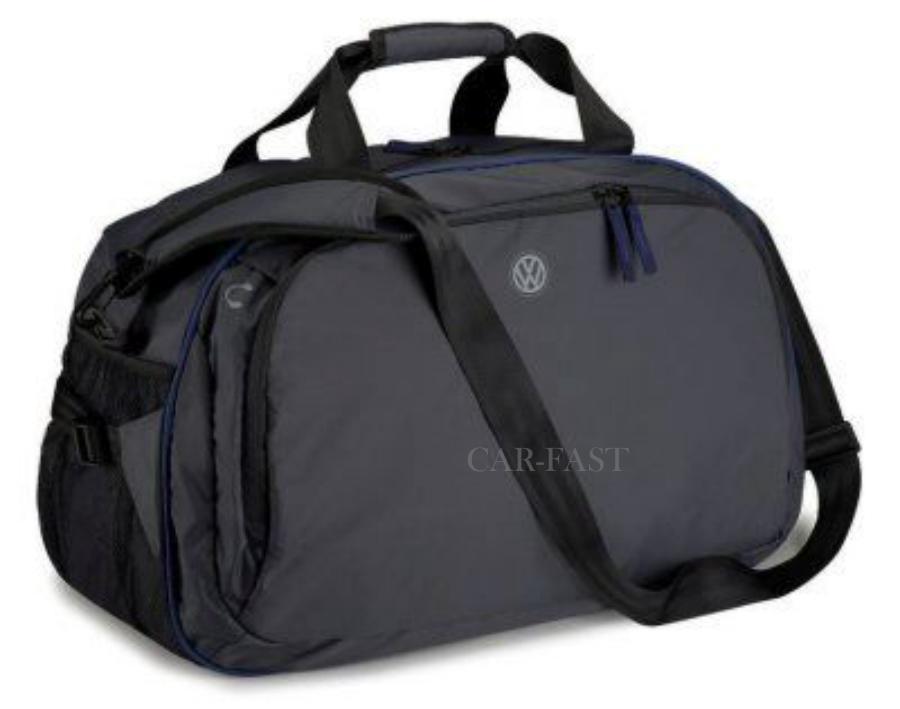 000087318F VAG Спортивная сумка Volkswagen Logo Sports Bag Black