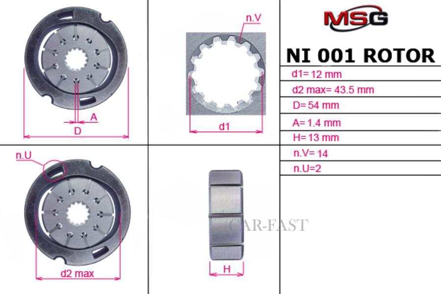 Msg ni001rotor ротор, статор и пластины насоса ГУР. Ротор и статор на насос ГУР Солярис. Msg VW 021 Rotor ротор, статор и пластины насоса ГУР. Ротор статор насоса ГУРА Mercedes Sprinter 902.