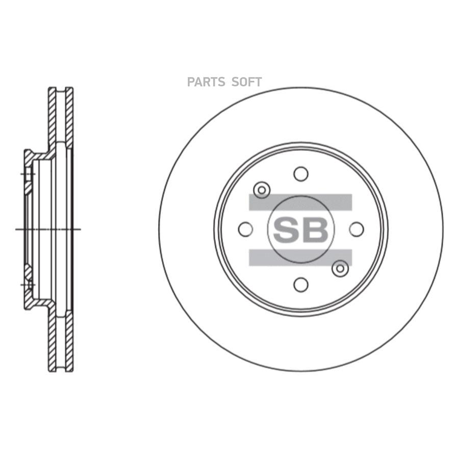 SD1110 SANGSIN BRAKE Тормозной диск